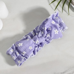 Повязка для умывания «Ромашки», цвет МИКС Повязка для умывания «Ромашки», цвет МИКС