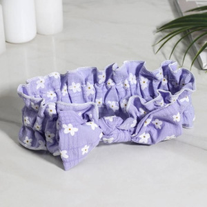 Повязка для умывания «Ромашки», цвет МИКС Повязка для умывания «Ромашки», цвет МИКС