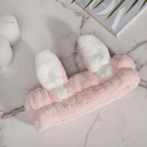 Повязка для умывания «Зайчик», цвет МИКС Повязка для умывания «Зайчик», цвет МИКС