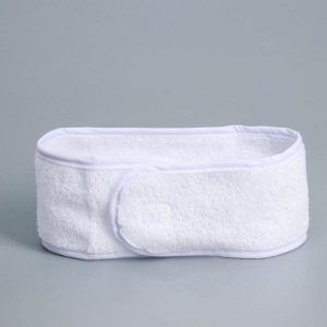 Повязка для волос на липучке Чистовье, махровая, 1 шт/уп, цвет белый Повязка для волос на липучке Чистовье, махровая, 1 шт/уп, цвет белый