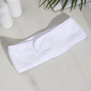 Повязка для волос на липучке Чистовье, махровая, 1 шт/уп, цвет белый Повязка для волос на липучке Чистовье, махровая, 1 шт/уп, цвет белый