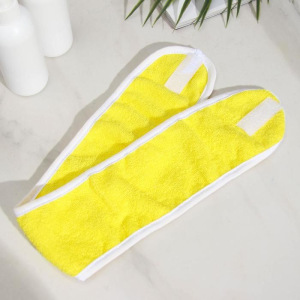 Повязка для волос на липучке Чистовье, махровая, 1 шт/уп, цвет МИКС Повязка для волос на липучке Чистовье, махровая, 1 шт/уп, цвет МИКС