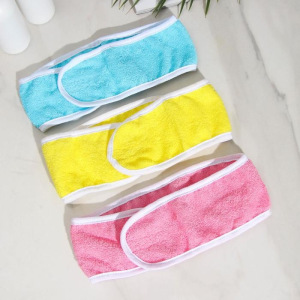 Повязка для волос на липучке Чистовье, махровая, 1 шт/уп, цвет МИКС Повязка для волос на липучке Чистовье, махровая, 1 шт/уп, цвет МИКС