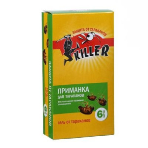 Приманка от тараканов "Киллер", 6 шт Приманка от тараканов "Киллер", 6 шт