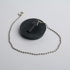 Пробка для ванной, d=4,5 см (внутренний d=3,5 см), цвет чёрный Пробка для ванной, d=4,5 см (внутренний d=3,5 см), цвет чёрный