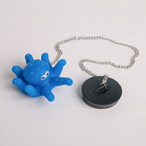 Пробка для ванны с игрушкой Доляна «Осьминог», d=5 см (внутренний d=4,2 см), цепочка 40 см Пробка для ванны с игрушкой Доляна «Осьминог», d=5 см (внутренний d=4,2 см), цепочка 40 см