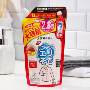 Пятновыводитель Lion Top для стирки воротничков и манжет, дойпак, 650 мл Пятновыводитель Lion Top для стирки воротничков и манжет, дойпак, 650 мл