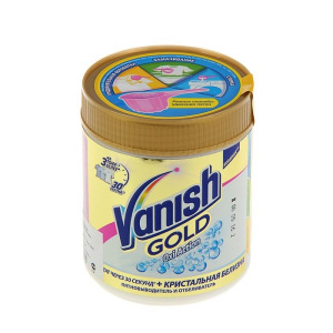 Пятновыводитель Vanish Gold Oxi Action Кристальная белизна, отбеливатель, 500 г Пятновыводитель Vanish Gold Oxi Action Кристальная белизна, отбеливатель, 500 г