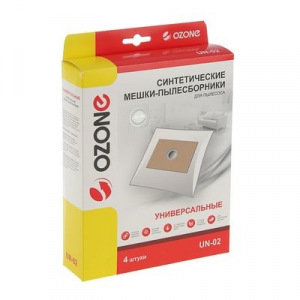 Пылесборник синтетический Ozone micron UN-02 универсальный, 4 шт Пылесборник синтетический Ozone micron UN-02 универсальный, 4 шт