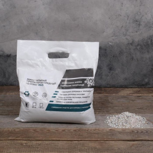 Реагент антигололёдный (Мраморная крошка и реагент), 5 кг, работает при —30 °C Реагент антигололёдный (Мраморная крошка и реагент), 5 кг, работает при —30 °C