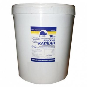 Родентицидное средство Русский капкан Арахис ведро 10кг Родентицидное средство Русский капкан Арахис ведро 10кг