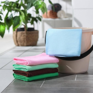 Салфетка для уборки Доляна «Симпл», 50×80 см, цвет МИКС Салфетка для уборки Доляна «Симпл», 50×80 см, цвет МИКС