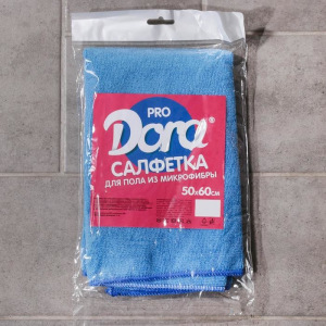 Салфетка из микрофибры Dora Pro «Для пола», 50×60 см, цвет МИКС Салфетка из микрофибры Dora Pro «Для пола», 50×60 см, цвет МИКС