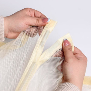 Сетка антимоскитная для дверей, 100 × 210 см, на магнитах, цвет бежевый Сетка антимоскитная для дверей, 100 × 210 см, на магнитах, цвет бежевый