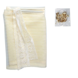 Сетка антимоскитная для дверей, 100 × 210 см, на магнитах, цвет бежевый Сетка антимоскитная для дверей, 100 × 210 см, на магнитах, цвет бежевый