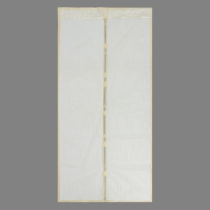 Сетка антимоскитная для дверей, 100 × 210 см, на магнитах, цвет бежевый Сетка антимоскитная для дверей, 100 × 210 см, на магнитах, цвет бежевый