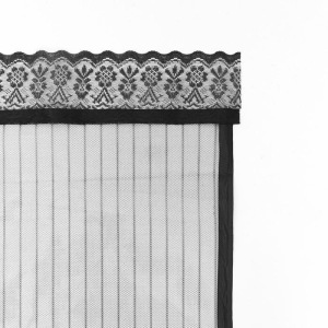 Сетка антимоскитная для дверей, 100 × 210 см, на магнитах, цвет черный Сетка антимоскитная для дверей, 100 × 210 см, на магнитах, цвет черный