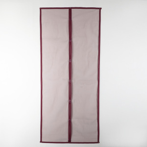 Сетка антимоскитная на магнитах, 100×210 см, цвет бордовый Сетка антимоскитная на магнитах, 100×210 см, цвет бордовый