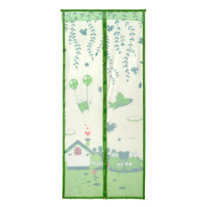 Сетка-штора на дверь противомоскитная, С РИСУНКОМ, магнитным замком и крепежной лентой, 45*210 см, 2 Сетка-штора на дверь противомоскитная, С РИСУНКОМ, магнитным замком и крепежной лентой, 45*210 см, 2