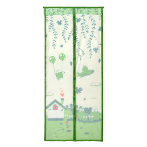 Сетка-штора на дверь противомоскитная, С РИСУНКОМ, магнитным замком и крепежной лентой, 45*210 см, 2 Сетка-штора на дверь противомоскитная, С РИСУНКОМ, магнитным замком и крепежной лентой, 45*210 см, 2