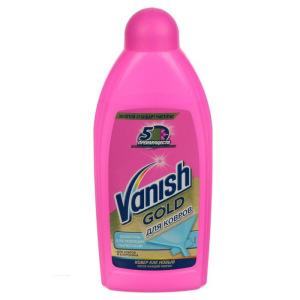 Шампунь для ковров Vanish Gold, для моющих пылесосов, 450 мл Шампунь для ковров Vanish Gold, для моющих пылесосов, 450 мл