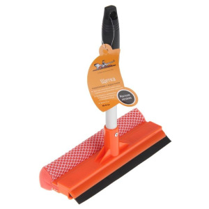 Щетка для мытья стекол, с поролоном и водосгоном, компактная, 30 см Щетка для мытья стекол, с поролоном и водосгоном, компактная, 30 см