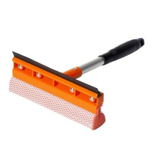 Щетка для мытья стекол, с поролоном и водосгоном, компактная, 30 см Щетка для мытья стекол, с поролоном и водосгоном, компактная, 30 см