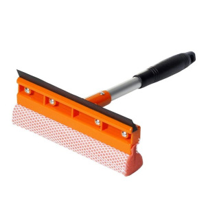 Щетка для мытья стекол, с поролоном и водосгоном, компактная, 30 см Щетка для мытья стекол, с поролоном и водосгоном, компактная, 30 см