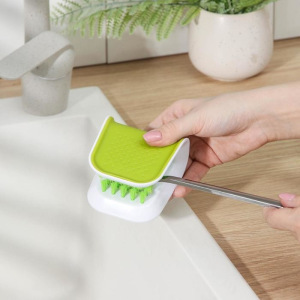 Щётка для столовых приборов и ножей, цвет зелёный Щётка для столовых приборов и ножей, цвет зелёный