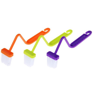 Щётка с изогнутой ручкой, цвет МИКС Щётка с изогнутой ручкой, цвет МИКС