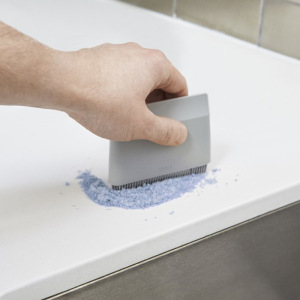 Щётка со скребком Flex, серая Щётка со скребком Flex, серая