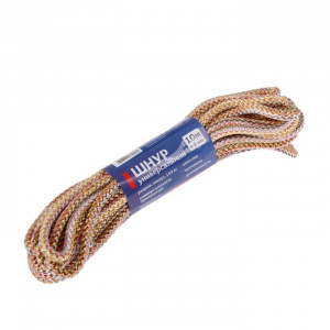 Шнур универсальный с сердечником ПП, d=8 мм, 10 м, цвет МИКС Шнур универсальный с сердечником ПП, d=8 мм, 10 м, цвет МИКС