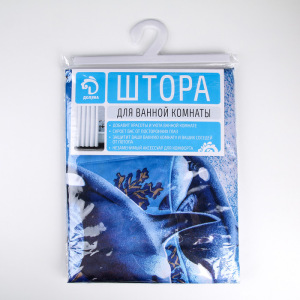 Штора для ванной комнаты Доляна «Киты и черепахи», 180×160 см, полиэстер Штора для ванной комнаты Доляна «Киты и черепахи», 180×160 см, полиэстер