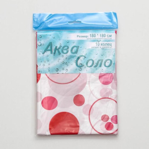 Штора для ванной комнаты «Радуга цвета», 180×180 см, полиэтилен, цвет МИКС Штора для ванной комнаты «Радуга цвета», 180×180 см, полиэтилен, цвет МИКС