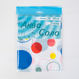 Штора для ванной комнаты «Радуга цвета», 180×180 см, полиэтилен, цвет МИКС Штора для ванной комнаты «Радуга цвета», 180×180 см, полиэтилен, цвет МИКС