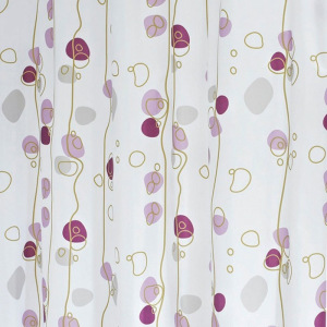 Штора для ванной комнаты Soaring, цвет фиолетовый 180х200 см Штора для ванной комнаты Soaring, цвет фиолетовый 180х200 см