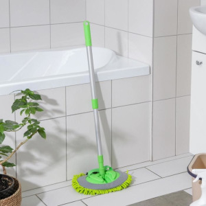 Швабра плоская 3 в 1 Доляна, телескопическая окрашенная ручка 72-118 см, насадка микрофибра 18×26 см Швабра плоская 3 в 1 Доляна, телескопическая окрашенная ручка 72-118 см, насадка микрофибра 18×26 см