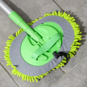 Швабра плоская 3 в 1 Доляна, телескопическая окрашенная ручка 72-118 см, насадка микрофибра 18×26 см Швабра плоская 3 в 1 Доляна, телескопическая окрашенная ручка 72-118 см, насадка микрофибра 18×26 см