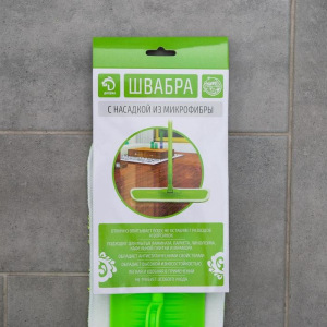 Швабра плоская Доляна, телескопическая ручка 80-120 см, насадка на липучке из микрофибры 40×14 см, 40 гр Швабра плоская Доляна, телескопическая ручка 80-120 см, насадка на липучке из микрофибры 40×14 см, 40 гр