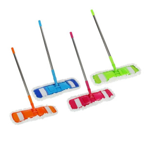 Швабра плоская Доляна, телескопическая стальная ручка 72-124 см, насадка микрофибра 42×12 см, цвет МИКС Швабра плоская Доляна, телескопическая стальная ручка 72-124 см, насадка микрофибра 42×12 см, цвет МИКС