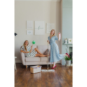 Швабра плоская Доляна, телескопическая стальная ручка 76-115 см, насадка микрофибра 44×12 см, цвет МИКС Швабра плоская Доляна, телескопическая стальная ручка 76-115 см, насадка микрофибра 44×12 см, цвет МИКС