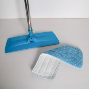 Швабра плоская Доляна, телескопическая стальная ручка 79-120 см, насадка из микрофибры 38×11 см, цвет голубой Швабра плоская Доляна, телескопическая стальная ручка 79-120 см, насадка из микрофибры 38×11 см, цвет голубой