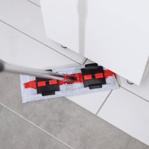 Швабра плоская Доляна, телескопическая стальная ручка 82-127 см, 2 насадки из микрофибры 37×12 см Швабра плоская Доляна, телескопическая стальная ручка 82-127 см, 2 насадки из микрофибры 37×12 см