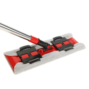 Швабра плоская Доляна, телескопическая стальная ручка 82-127 см, 2 насадки из микрофибры 37×12 см Швабра плоская Доляна, телескопическая стальная ручка 82-127 см, 2 насадки из микрофибры 37×12 см