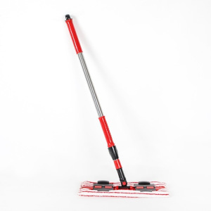 Швабра плоская Доляна, телескопическая стальная ручка 82-127 см, 2 насадки из микрофибры 37×12 см Швабра плоская Доляна, телескопическая стальная ручка 82-127 см, 2 насадки из микрофибры 37×12 см