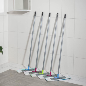 Швабра плоская, ручка 110 см , насадка микрофибра 40×10 см, цвет МИКС Швабра плоская, ручка 110 см , насадка микрофибра 40×10 см, цвет МИКС