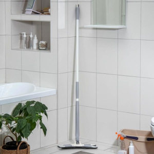 Швабра плоская с отжимом Twist, стальная ручка 135 см, насадка из микрофибры 36×14 см Швабра плоская с отжимом Twist, стальная ручка 135 см, насадка из микрофибры 36×14 см