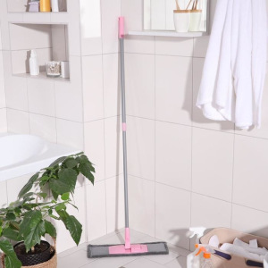 Швабра плоская с телескопической ручкой Raccoon, 40×14×90(120) см, микрофибра Швабра плоская с телескопической ручкой Raccoon, 40×14×90(120) см, микрофибра