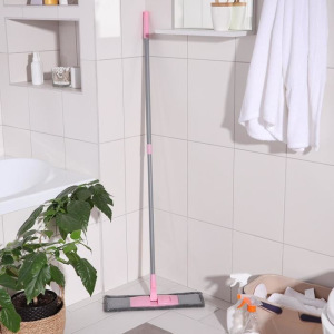 Швабра плоская с телескопической ручкой Raccoon, 40×14×90(120) см, микрофибра Швабра плоская с телескопической ручкой Raccoon, 40×14×90(120) см, микрофибра