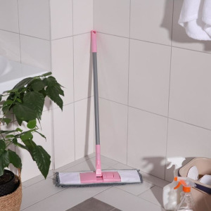 Швабра плоская с телескопической ручкой Raccoon «Букля», 40×14×90(120) см, микрофибра Швабра плоская с телескопической ручкой Raccoon «Букля», 40×14×90(120) см, микрофибра